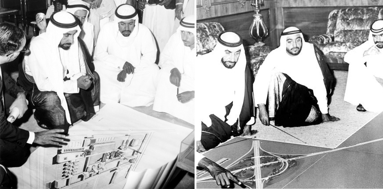 الشيخ زايد وتطوير القطاع الصناعي والبنى التحتيـة