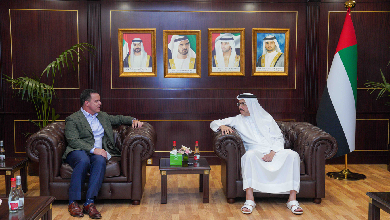 معالي سعيد محمد الطاير يستقبل رئيس مجلس نواب ولاية يوتا الأمريكية على رأس وفد اللجنة الموحدة للفرص الاقتصادية التابعة لمجلس شيوخ الولاية 