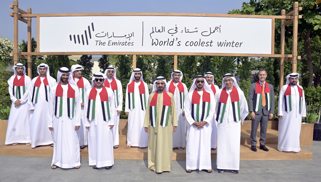 محمد بن راشد يطلق حملة أجمل شتاء في العالم