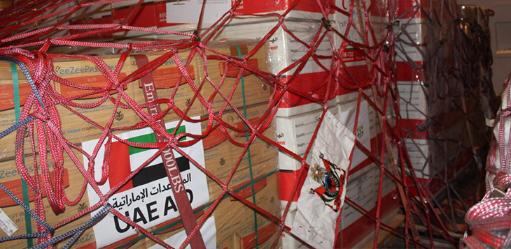 محمد بن راشد يأمر بشحنة ثالثة من المساعدات العاجلة لإغاثة المتضررين من فيضانات الأردن