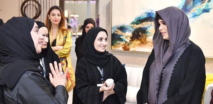 لطيفة بنت محمد تفتتح النسخة السادسة لمعرض "داون تاون ديزاين"