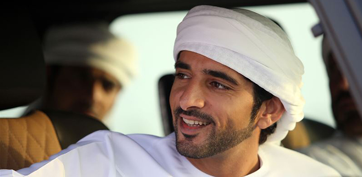 حمدان بن محمد يشهد سباقات اللقايا بالمرموم