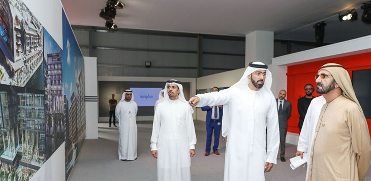 محمد بن راشد يتفقد عدداً من المشاريع التنموية والتطويرية التي تنفذها "ميدان"