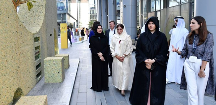 لطيفة بنت محمد تفتتح النسخة الخامسة من "أسبوع دبي للتصميم"
