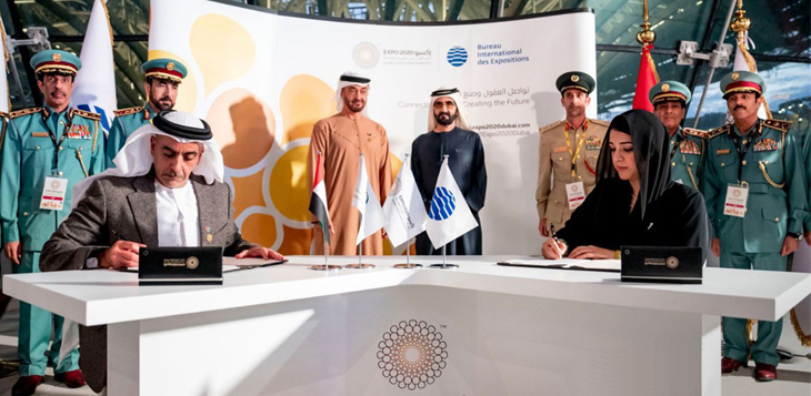 سموهما شهدا توقيع اتفاقيتين بين إكسبو ووزارتي الداخلية والدفاع