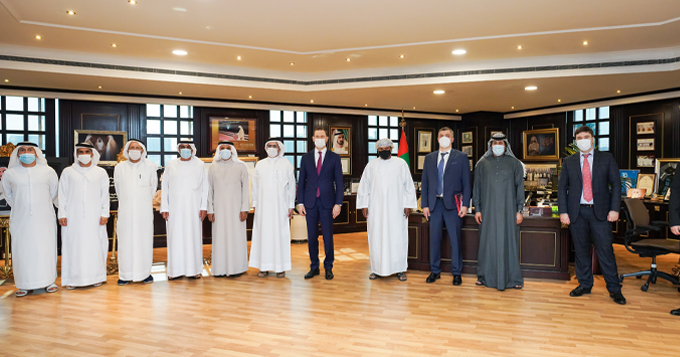 نائب رئيس المجلس الأعلى للطاقة يستقبل وفداً رفيع المستوى من بنك جازبروم الروسي