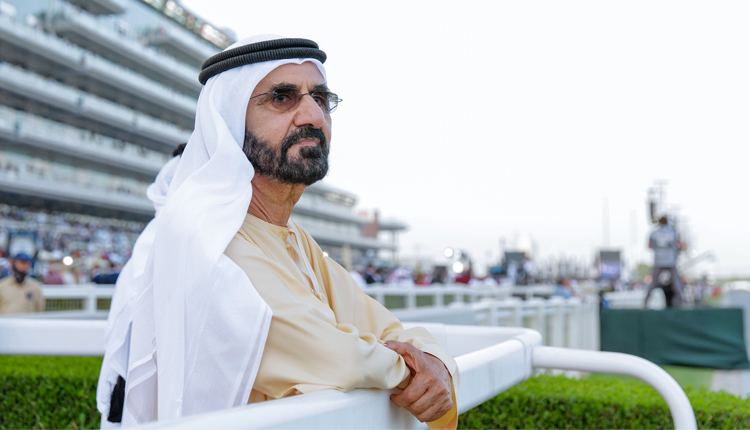محمد بن راشد يحضر كأس دبي العالمي ويؤكد: "الإمارات أرض الفرص وميدان التنافس في مختلف المجالات"