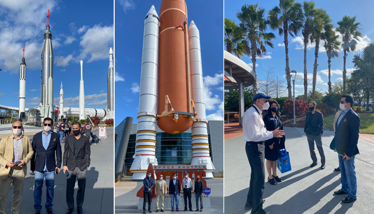 معالي سعيد محمد الطاير يزور مركز كينيدي للفضاء التابع لوكالة الفضاء الأمريكية (ناسا) على رأس وفد من هيئة كهرباء ومياه دبي