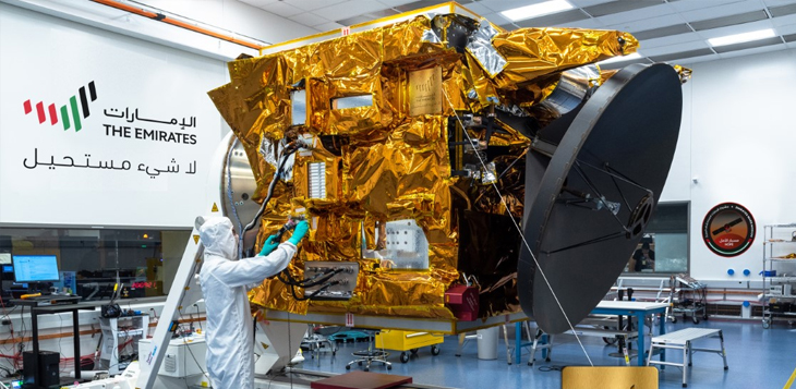 الهوية الإعلامية للإمارات إلى المريخ