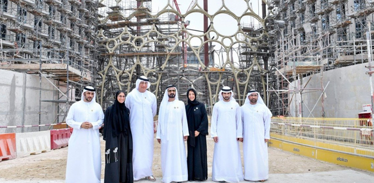 محمد بن راشد يتفقد مشاريع البنية التحتية ل" اكسبو 2020 دبي "