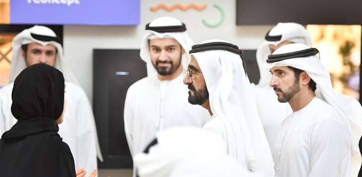محمد بن راشد يطلق أكبر حاضنة تجارية مفتوحة للشباب