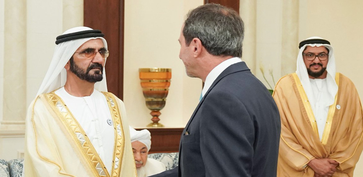 نائب رئيس الدولة ومحمد بن زايد يستقبلان رؤساء البعثات الدبلوماسية وممثلي المنظمات الدولية