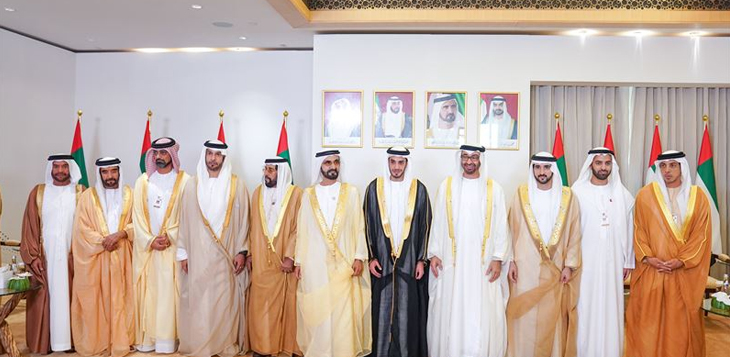 محمد بن راشد ومحمد بن زايد يحضران أفراح آل نهيان