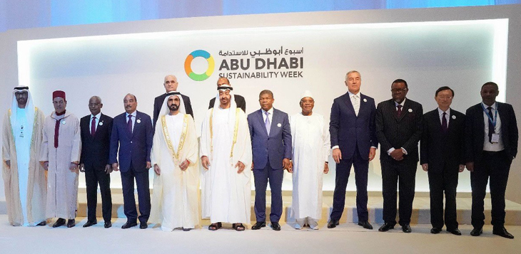 محمد بن راشد ومحمد بن زايد يشهدان افتتاح "أسبوع أبوظبي للاستدامة"