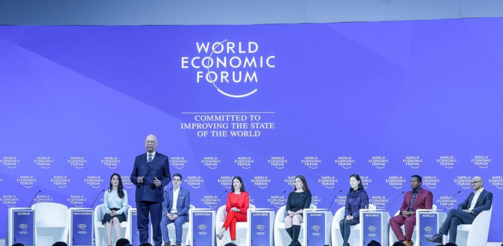 ​حمدان بن محمد يشهد افتتاح أعمال المنتدى الاقتصادي العالمي بمنتجع دافوس بسويسرا