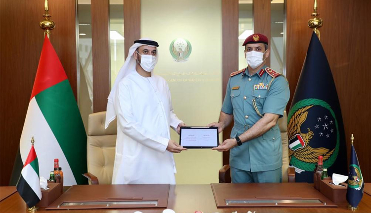 الدفاع المدني ولجنة تطوير تراخيص أعمال البناء في إمارة دبي يوقعان اتفاقية "النافذة الموحدة لاعتماد المواد وأنظمة البناء"