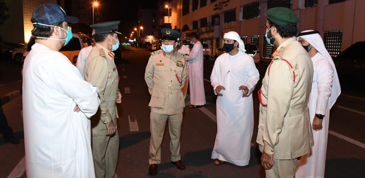 شرطة دبي تكثف جهودها وإجراءاتها الاحترازية للتصدي لفيروس كورونا