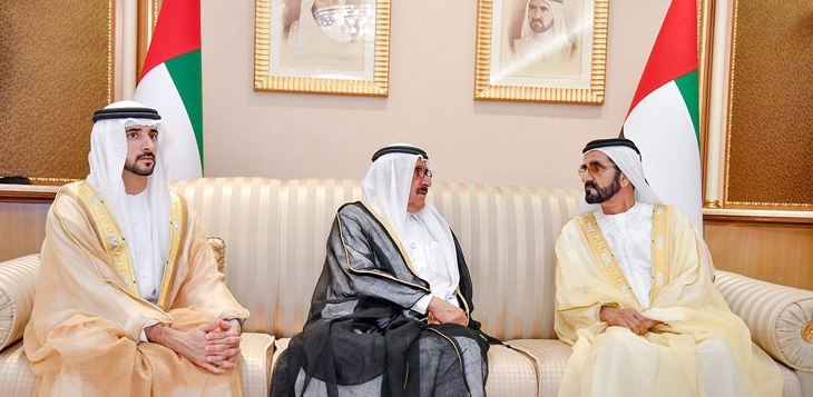 محمد بن راشد يستقبل المهنئين بعيد الأضحى المبارك