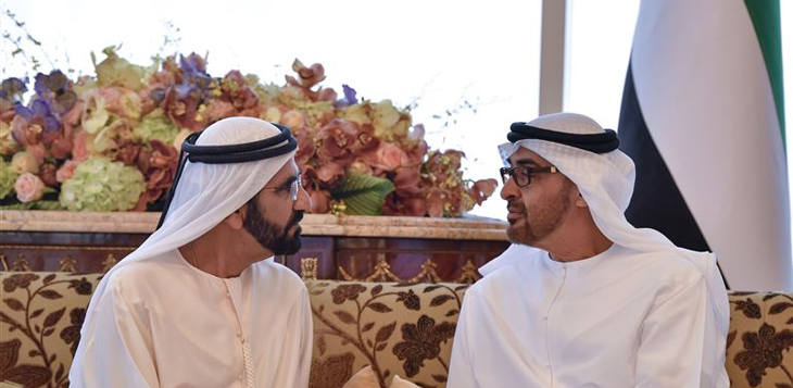 محمد بن راشد ومحمد بن زايد يعلنان عن تصميم هوية إعلامية مرئية لدولة الإمارات تساعد على نقل قصتها للعالم بشكل جديد