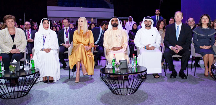 محمد بن راشد يشهد الافتتاح الرسمي لمنتدى المرأة العالمي-دبي 2020