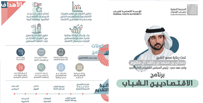 المؤسسة الاتحادية للشباب تطلق برنامج الاقتصاديين الشباب