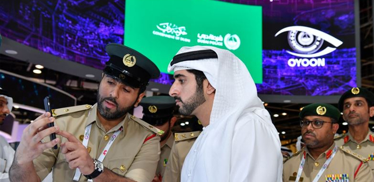 حمدان بن محمد يزور أجنحة عدد من الدوائر الحكومية المشاركة في "جيتكس"