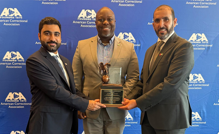 Dubai’s punitive and correctional institutions receive Golden Eagle Award from American Correctional Association