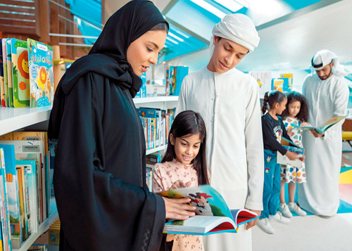 500000 زائر لمكتبة محمد بن راشد.. خلال عام من الثقافة