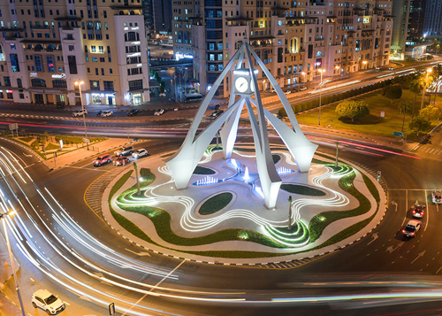 دوار الساعة بتصميم جديد يواكب مكانة دبي العالمية