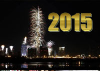 احتفالات العام الجديد 2015